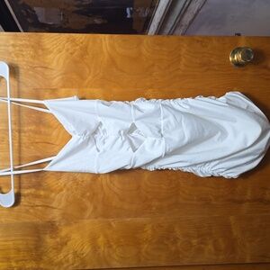 Shein White mini dress small